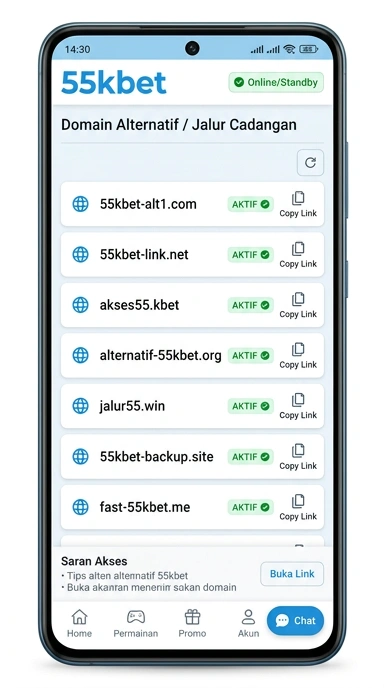 Link Alternatif 55kbet untuk Akses Laman