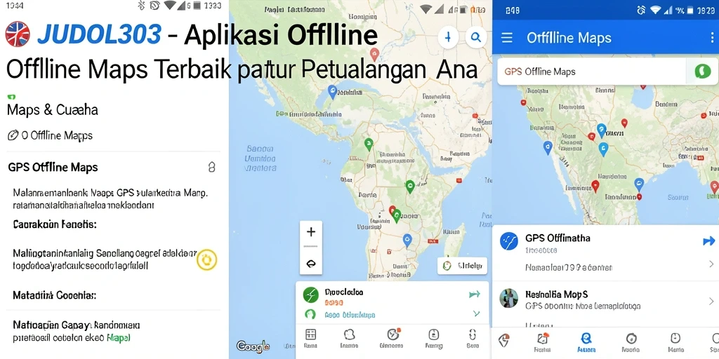 Tampilan antarmuka JUDOL303 yang memudahkan navigasi GPS Offline Maps.