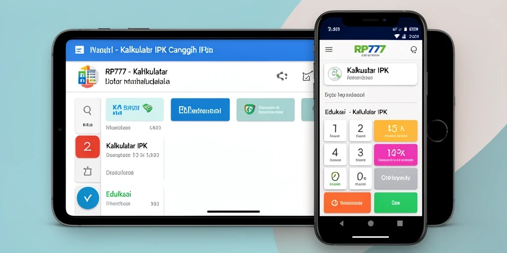Tampilan antarmuka sederhana dan fungsional dari RP777.