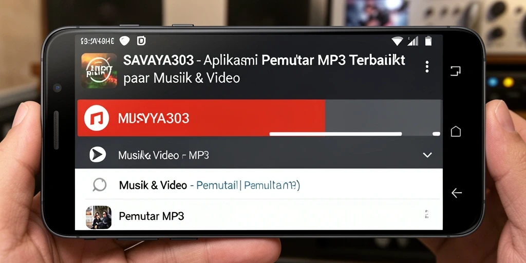 Antarmuka SAVAYA303 menampilkan fungsi Pemutar MP3 yang menarik.