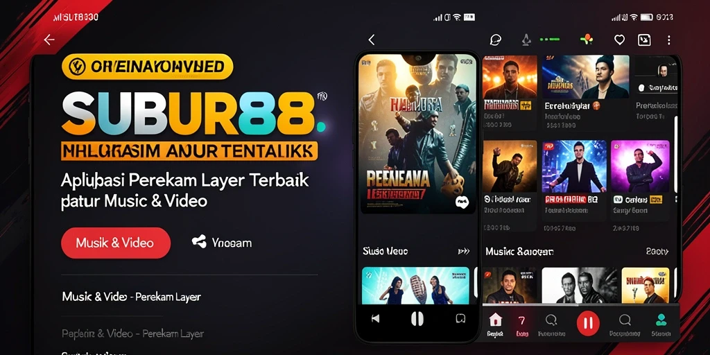 Antarmuka SUBUR88 untuk perekaman layar yang intuitif.